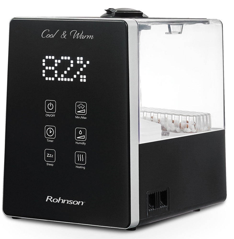 Zvlhčovač vzduchu Rohnson R-9510 Cool & Warm černý Zvlhčovač vzduchu Rohnson R-9510 Cool & Warm černý