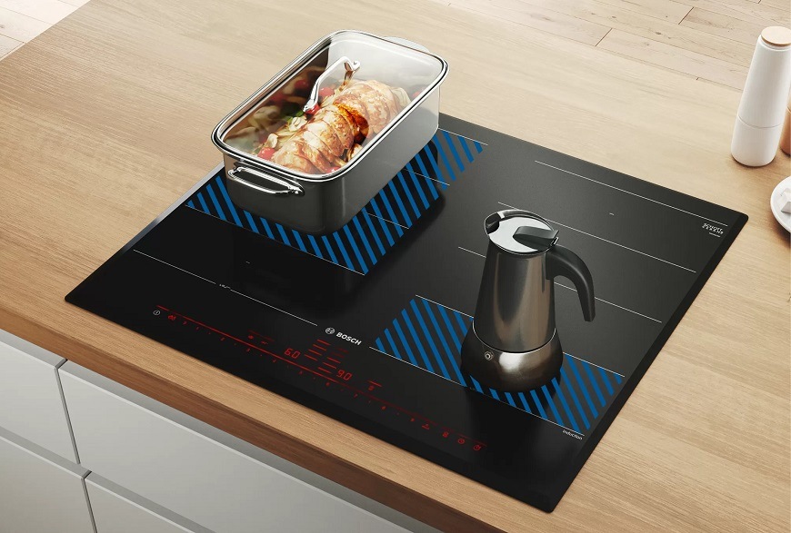 Indukční varná deska s odsáváním Bosch Serie 8 PXX875D57E černá