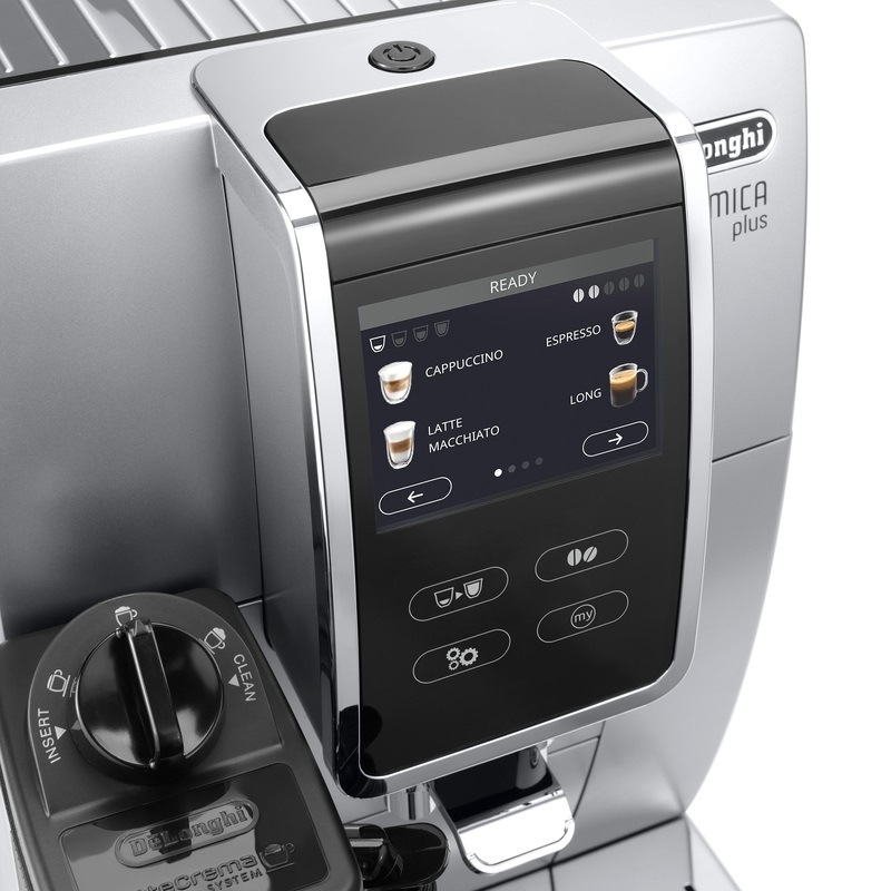 Espresso De'Longhi Dinamica plus Ecam 370.70SB černé/stříbrné Espresso De'Longhi Dinamica plus Ecam 370.70SB černé/stříbrné