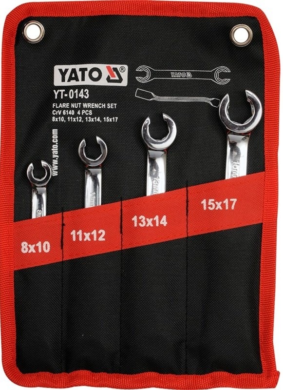 Sada očkoplochých klíčů YATO YT-0143 v počtu 4 ks