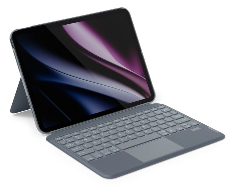 Pouzdro na tablet s klávesnicí Epico Backlit Keyboard Case na Apple iPad Pro 11" M4, šedé