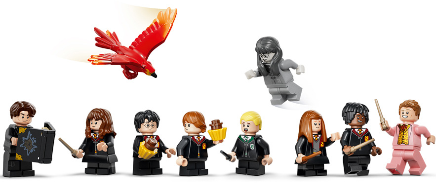 Stavebnice LEGO® Harry Potter™ 76473 Bradavický hrad: Východní křídlo Tajemství ukrytá v Bradavicích – Východní křídlo Bradavic ukrývá knihovnu, umývárnu i tajnou skluzavku.