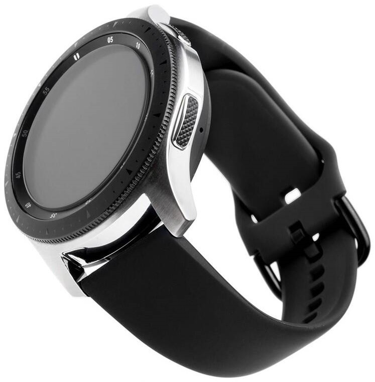 Řemínek FIXED Silicone Strap 22mm na smartwatch černý