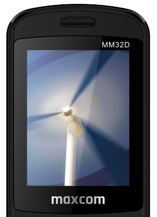 Mobilní telefon MaxCom Comfort MM32D černý Maxcom Comfort MM32D