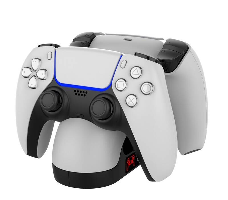 Dokovací stanice iPega P5008 Fast Charger pro PS5 Controller černá/bílá Dokovací stanice iPega P5008 Fast Charger pro PlayStation 5