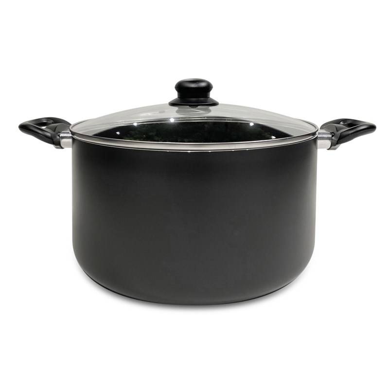 Hrnec s poklicí Kitchisimo NERO 24 × 13 cm, 5,5 l