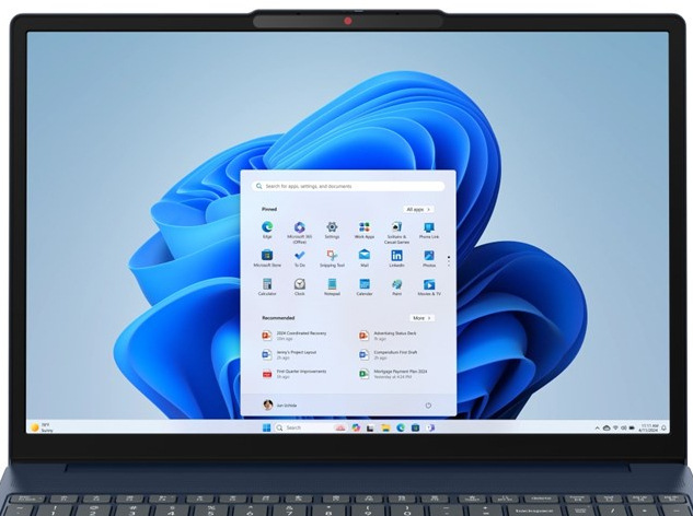 Lenovo IdeaPad Slim 3 15IRH10, modrá