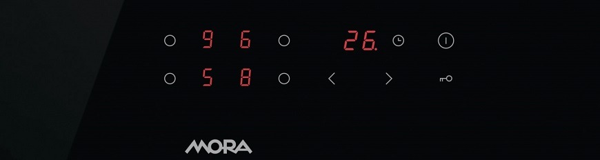 Varná deska Mora VDST631C, černá, dětská pojistka