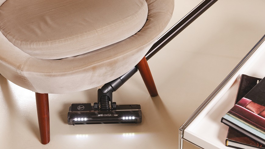 Tyčový vysavač Hoover HF2 HF202H 011 bílý/červený