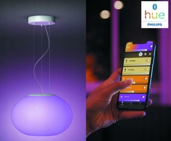 Závěsné svítidlo Philips Hue Flourish White and Color Ambiance