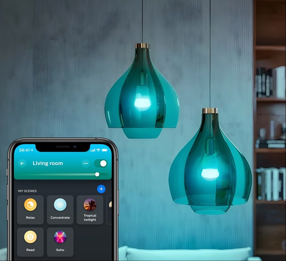 Startovací sada Philips Hue Bluetooth, E27, 1100 lm, White and Color Ambiance (3 ks) + Bridge + Switch Startovací sada Philips Hue Bluetooth, E27, 1100 lm, White and Color Ambiance (3 ks) + Bridge + Switch