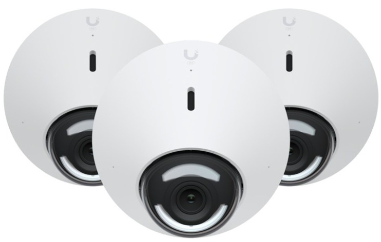 IP kamera Ubiquiti UniFi Protect G5 Dome, 2K, 3ks - bílá