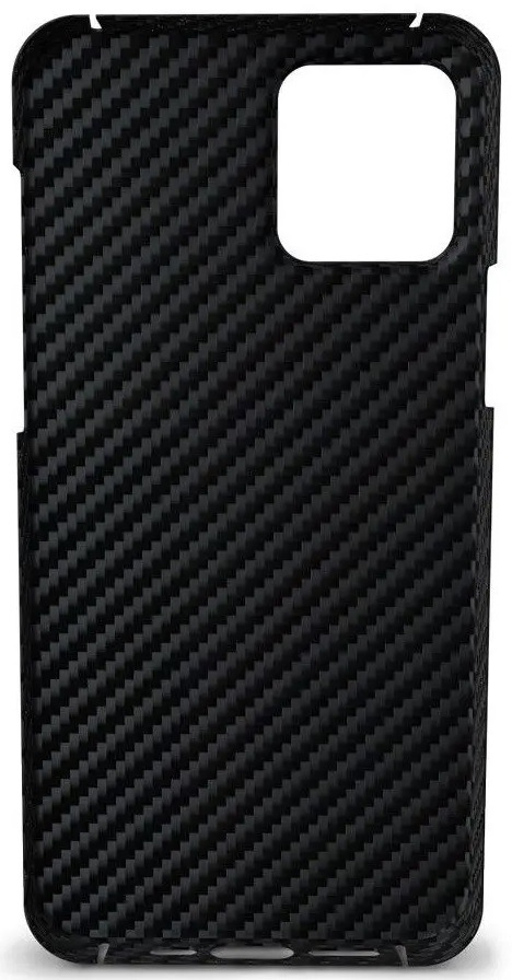 Kryt na mobil Epico Carbon na Apple iPhone 12/12 Pro černý