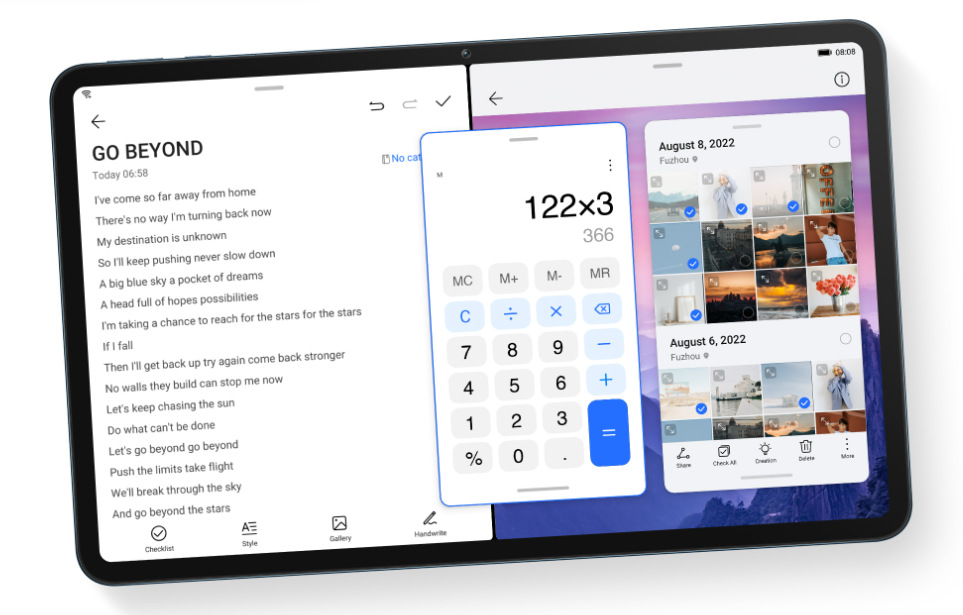 Dotykový tablet HONOR Pad 8 modrý