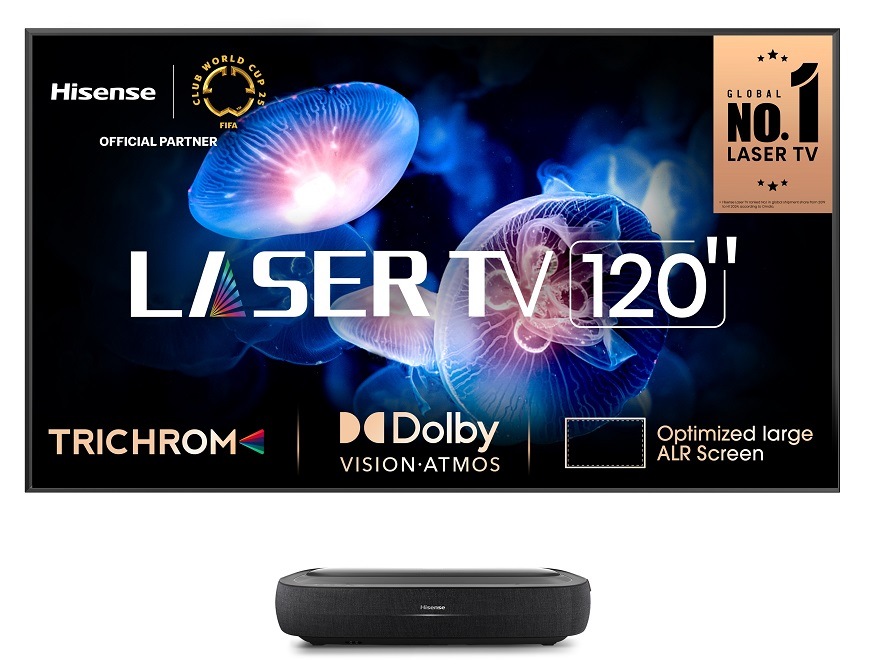 Laser Smart TV Hisense 120L9H, černá