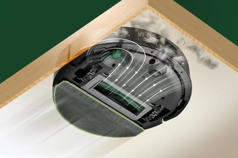 Robotický vysavač iRobot Roomba 105 Combo + AutoEmpty dock Black černý