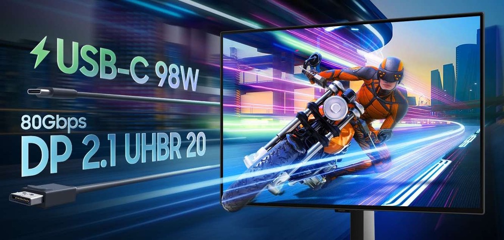 Samsung Odyssey G8 (G80SH) má také všestranné USB-C