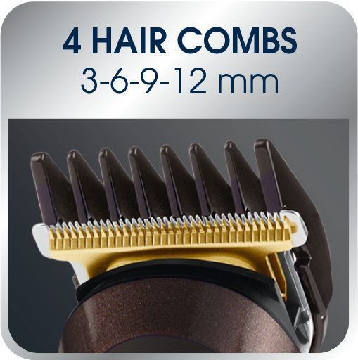Zastřihovač multifunkční Rowenta TRIM&STYLE 12V1 TN9160F1 černý/zlatý Zastřihovač multifunkční Rowenta TRIM&STYLE 12V1 TN9160F1 černý/zlatý