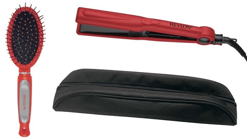 Žehlička na vlasy Revlon RVST2176GPE červená