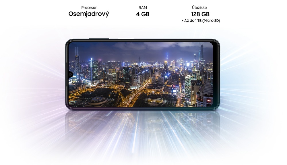 Mobilní telefon Samsung Galaxy M22 černý