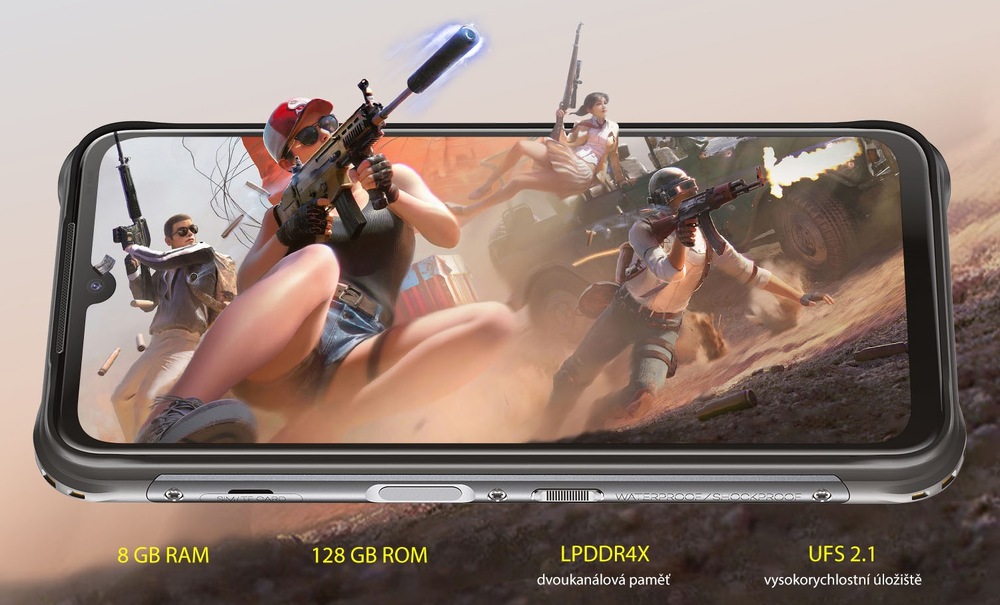 Mobilní telefon UMIDIGI Bison Plus oranžový Mobilní telefon UMIDIGI Bison Plus oranžový