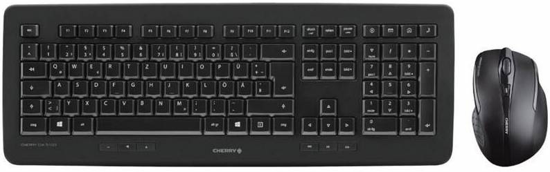 Klávesnice s myší Cherry DW 5100 CZ+SK černá