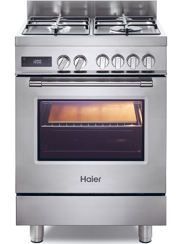 Kombinovaný sporák Haier HGM64TC1XS nerez