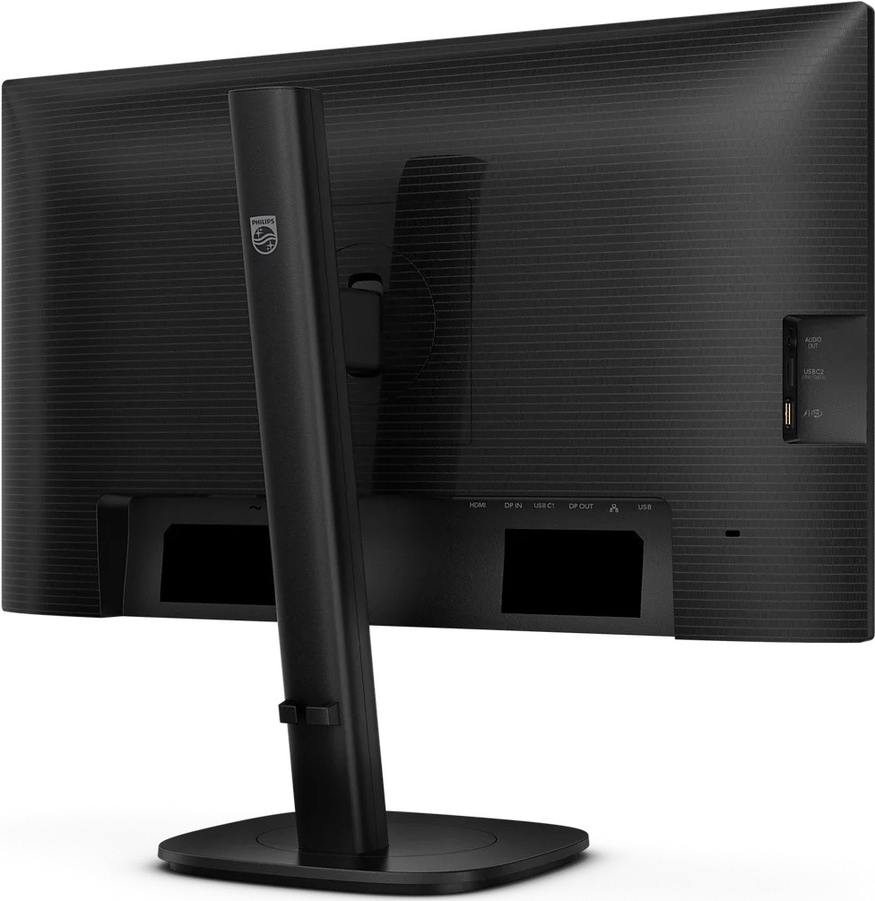 Monitor Philips 24B2U3601/00 černý Zadní strana Philips 24B2U3601/00 s podstavcem SmartErgoBase