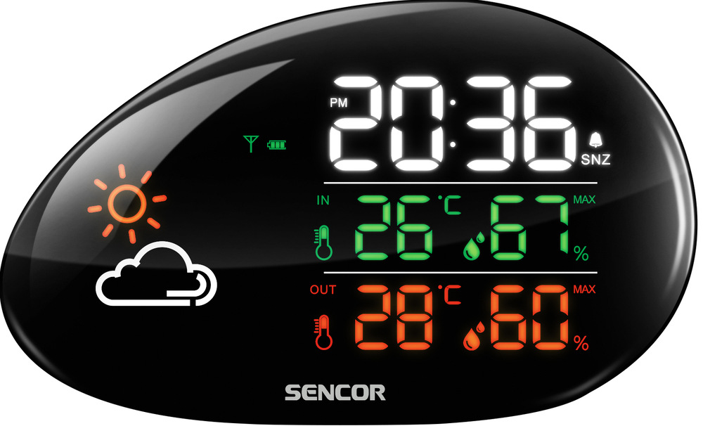 Meteorologická stanice Sencor SWS 5200 černý