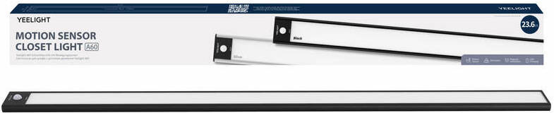Svítidlo Yeelight Motion Sensor Closet Light A60 černé