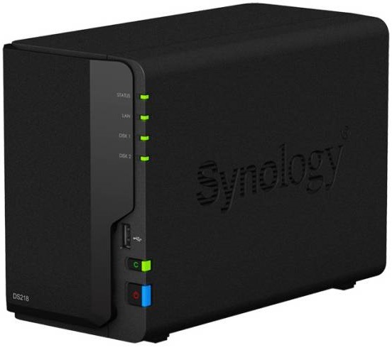 Datové úložiště (NAS) Synology DS218 černé