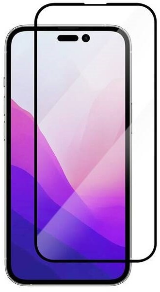Tvrzené sklo TGM Full Cover na Apple iPhone 14 Pro černé