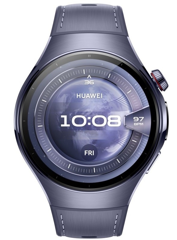 Chytré hodinky Huawei Watch 5 46 mm LTE NFC - Purple + Purple Composite Strap fialové