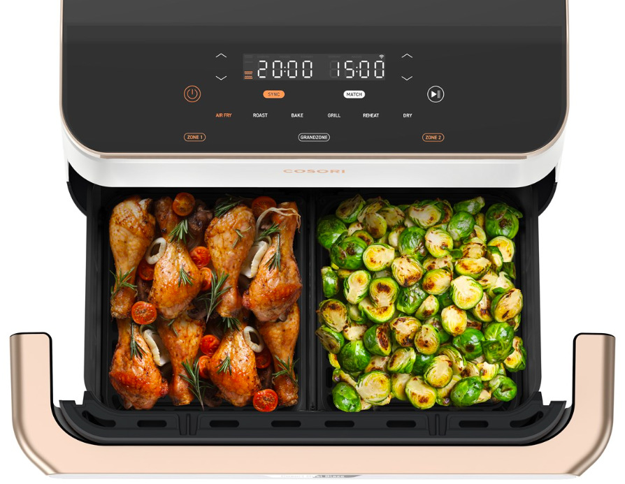 Fritéza horkovzdušná Cosori TF101S Dual Blaze TwinFry, 10 l