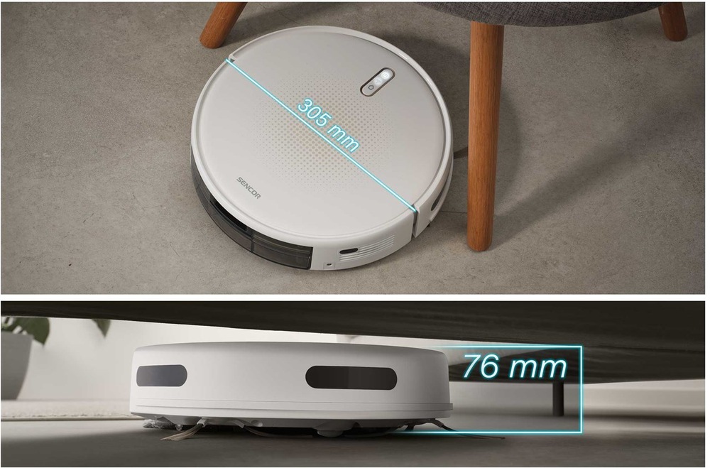 Robotický vysavač Sencor SRV 4150WH bílý