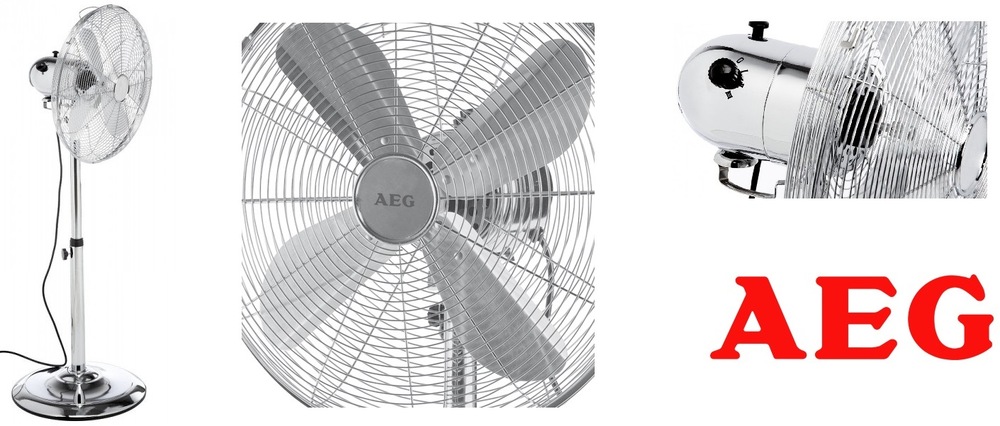 Ventilátor stojanový AEG VL 5527 nerez Ventilátor stojanový AEG VL 5527 nerez