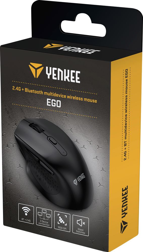 Myš YENKEE YMS 2050BK Dual WL Ego černá YMS 2050BK Dual WL Ego