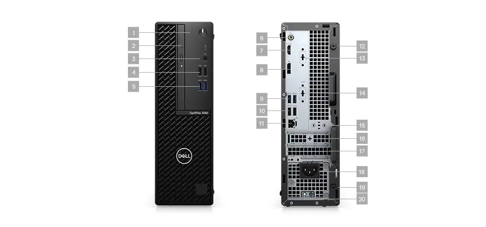 Stolní počítač Dell OptiPlex 3080 SFF Dell OptiPlex 3080 SFF (RN4C5)