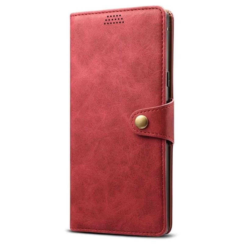 Pouzdro na mobil flipové Lenuo Leather na Samsung Galaxy S24+ 5G červené Pouzdro na mobil flipové Lenuo Leather na Samsung Galaxy S24+ 5G červené