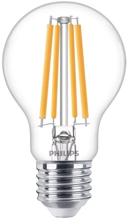 Žárovka LED Philips 60W, filament s paticí E27 vyzařuje teplé bílé světlo 2 700 K