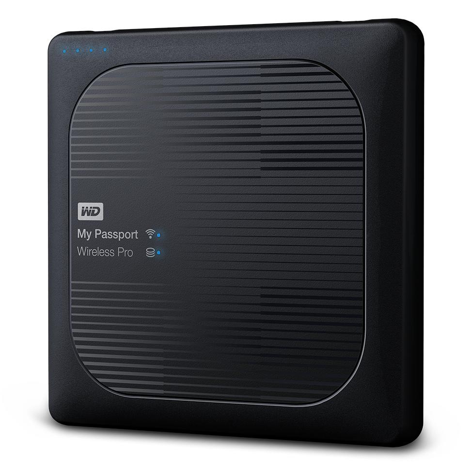 Externí pevný disk 2,5" Western Digital My Passport Wireless Pro 3TB černý