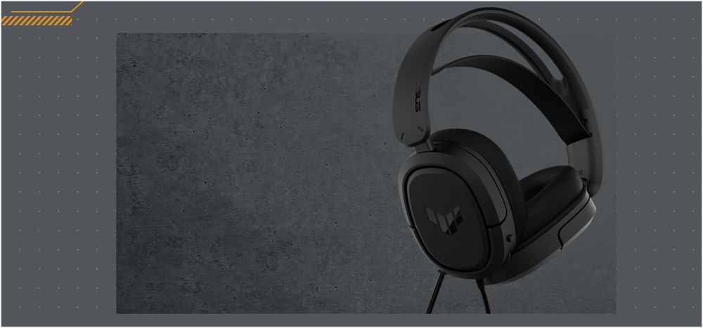 Headset Asus TUF Gaming H1 černý ASUS TUF Gaming H1