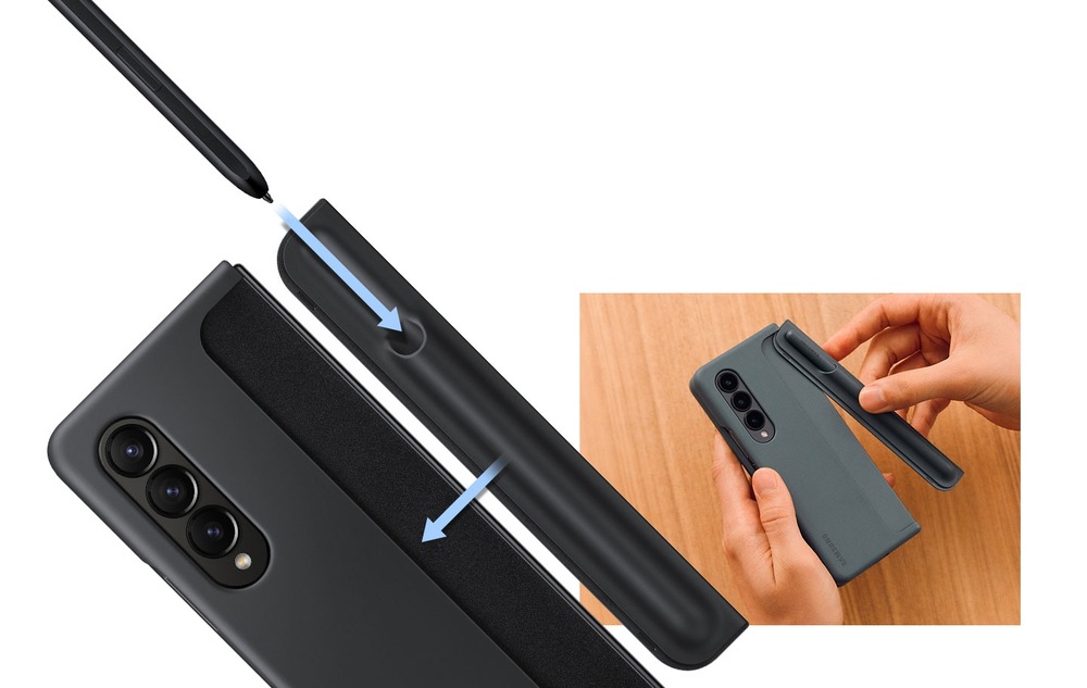 Kryt na mobil Samsung Galaxy Z Fold4 Note Package černý