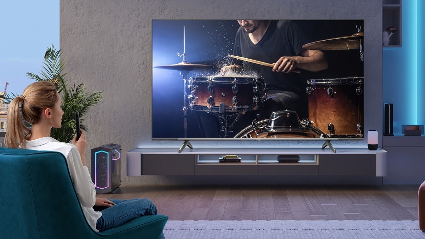 Televize Hisense 100E7NQ Pro Televize Hisense 100E7NQ PRO, Hlasové ovládání