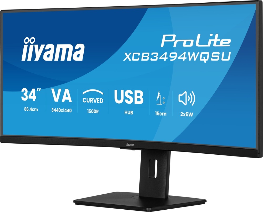 Monitor IIYAMA ProLite XCB3494WQSU-B1 černý
