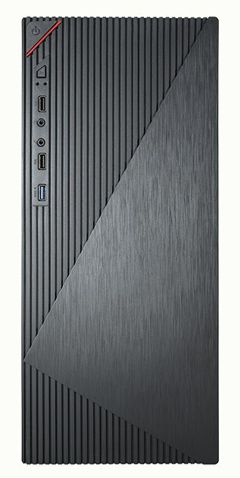Case VeinX Crown CR18A černá PC skříň VeinX Crown CR18A z předního pohledu