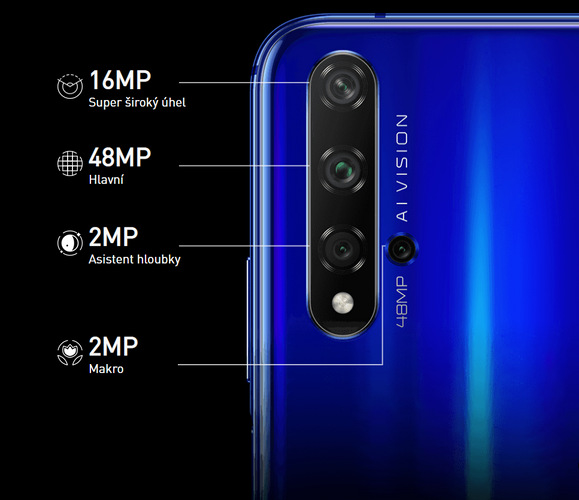 Mobilní telefon HONOR 20 Dual SIM modrý Mobilní telefon HONOR 20 Dual SIM modrý