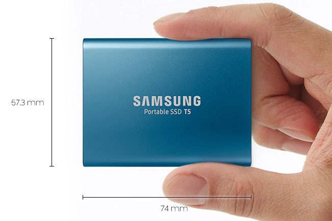 SSD externí Samsung T5, 1TB černý SSD externí Samsung T5, 1TB černý