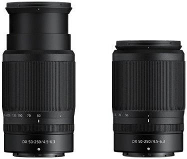 Nikon NIKKOR Z 50–250 mm f/4.5–6.3 DX, černá