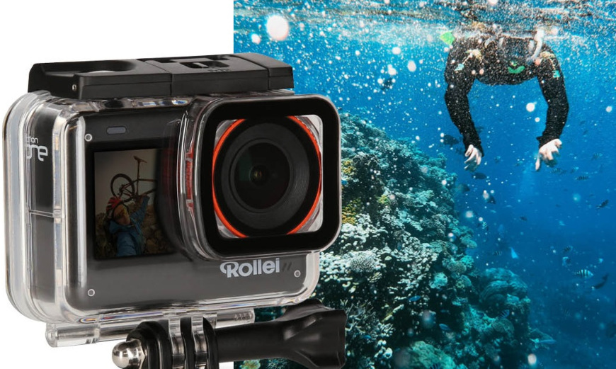 Outdoorová kamera Rollei ActionCam Action One černá Rollei ActionCam Action One